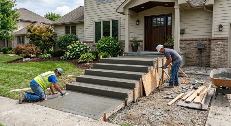 Steps Pouring in Fort Collins, CO